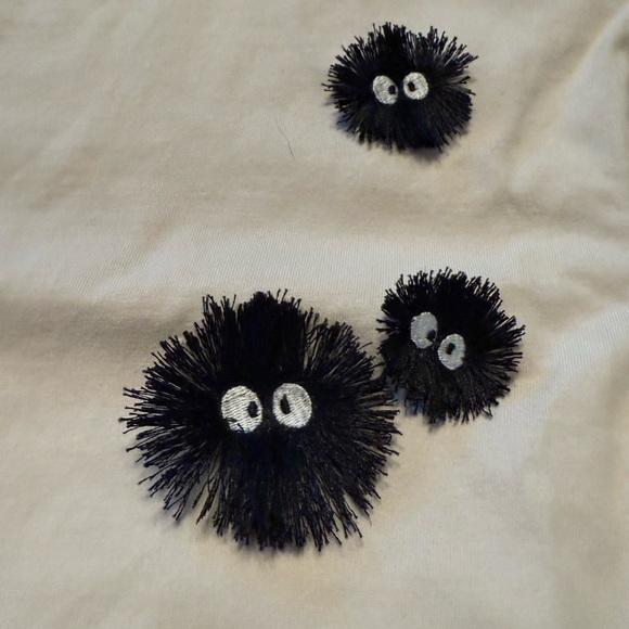 Loewe totoro Cream and Black Graphic T-Shirt - Picture 3 of 8